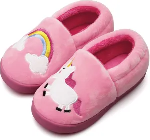 Centipede Demon Plush Warm Slippers for Girls Boys Kids Toddlers Winter Fur Lined Indoor House Home Shoes
