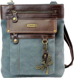 CHALA GEMINI Crossbody Canvas Gift Messenger Bag Indigo