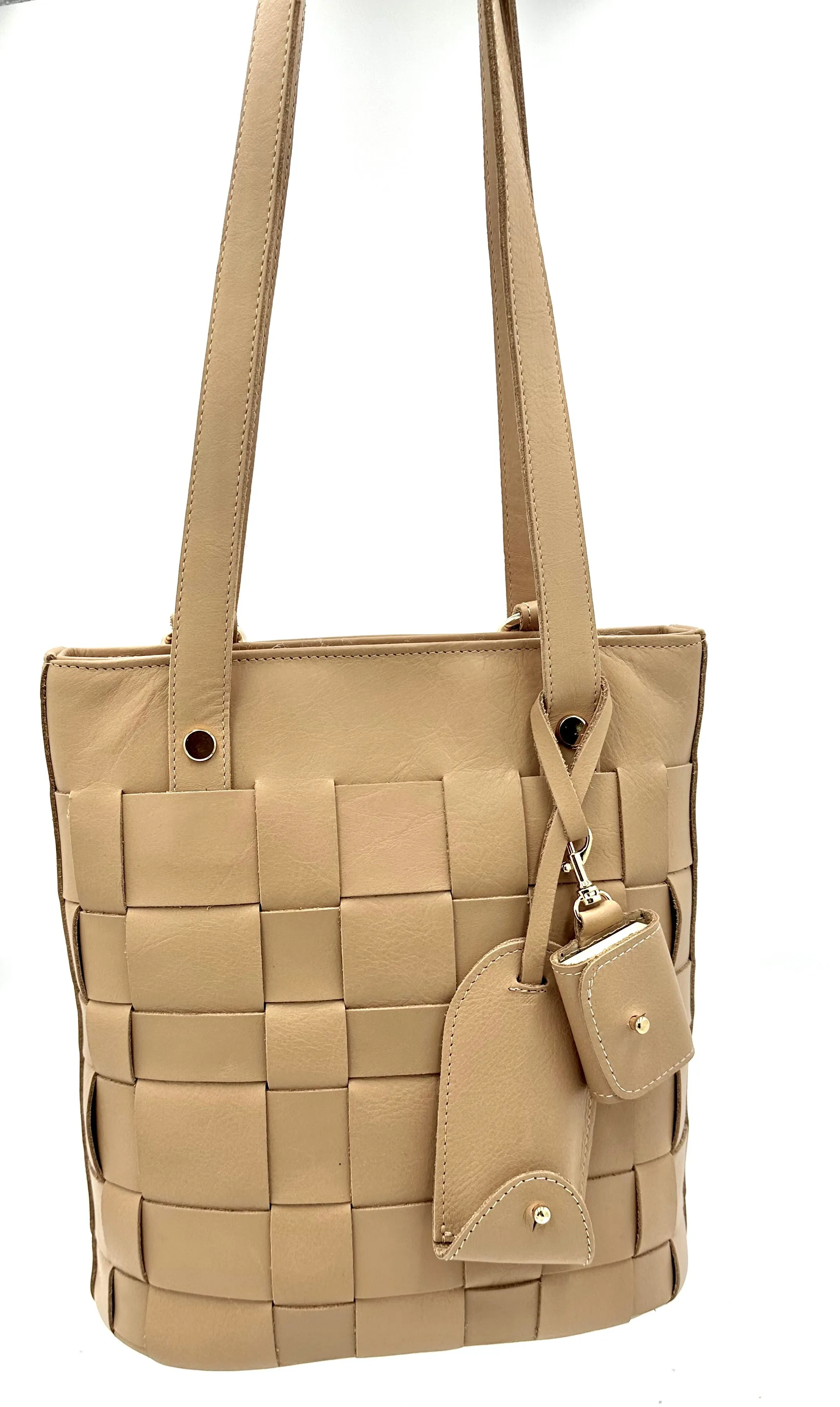 Chelsea Backpack Tote Bag - Hazelnut