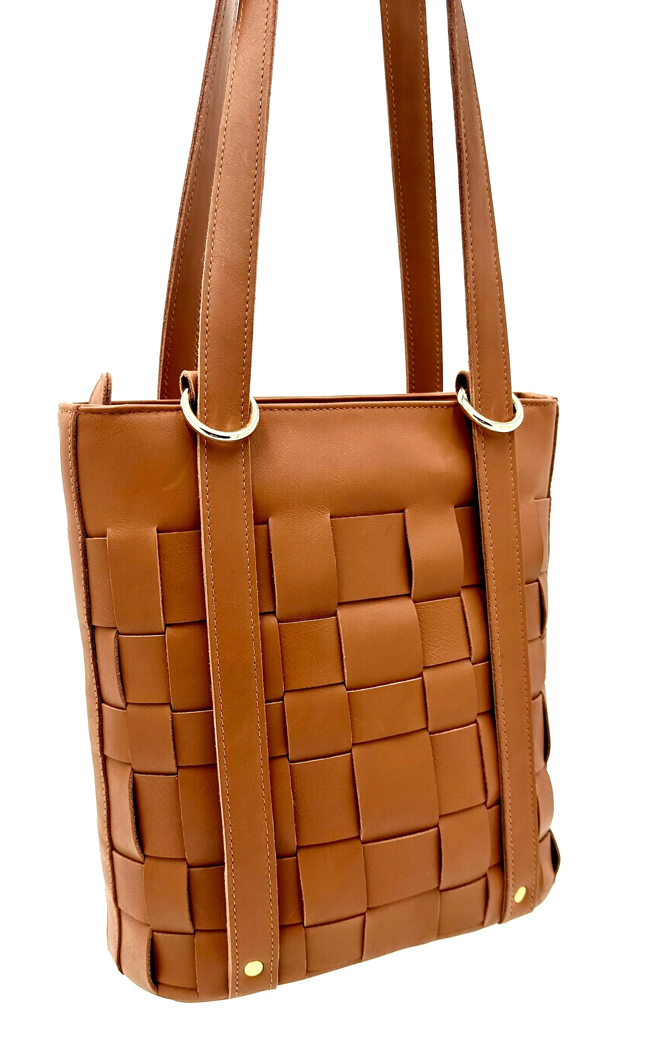 Chelsea Backpack Tote Bag - Tan