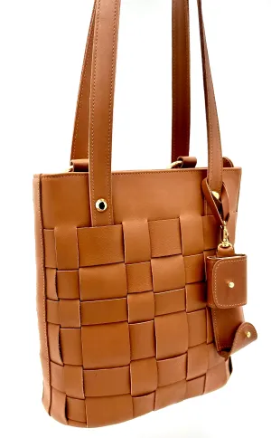 Chelsea Backpack Tote Bag - Tan