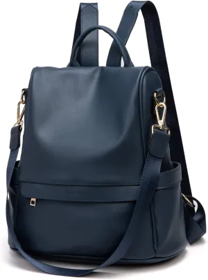 CHERUTY Women Backpack Purse PU Leather Anti-theft Casual Shoulder Bag Fashion Ladies Satchel Bags