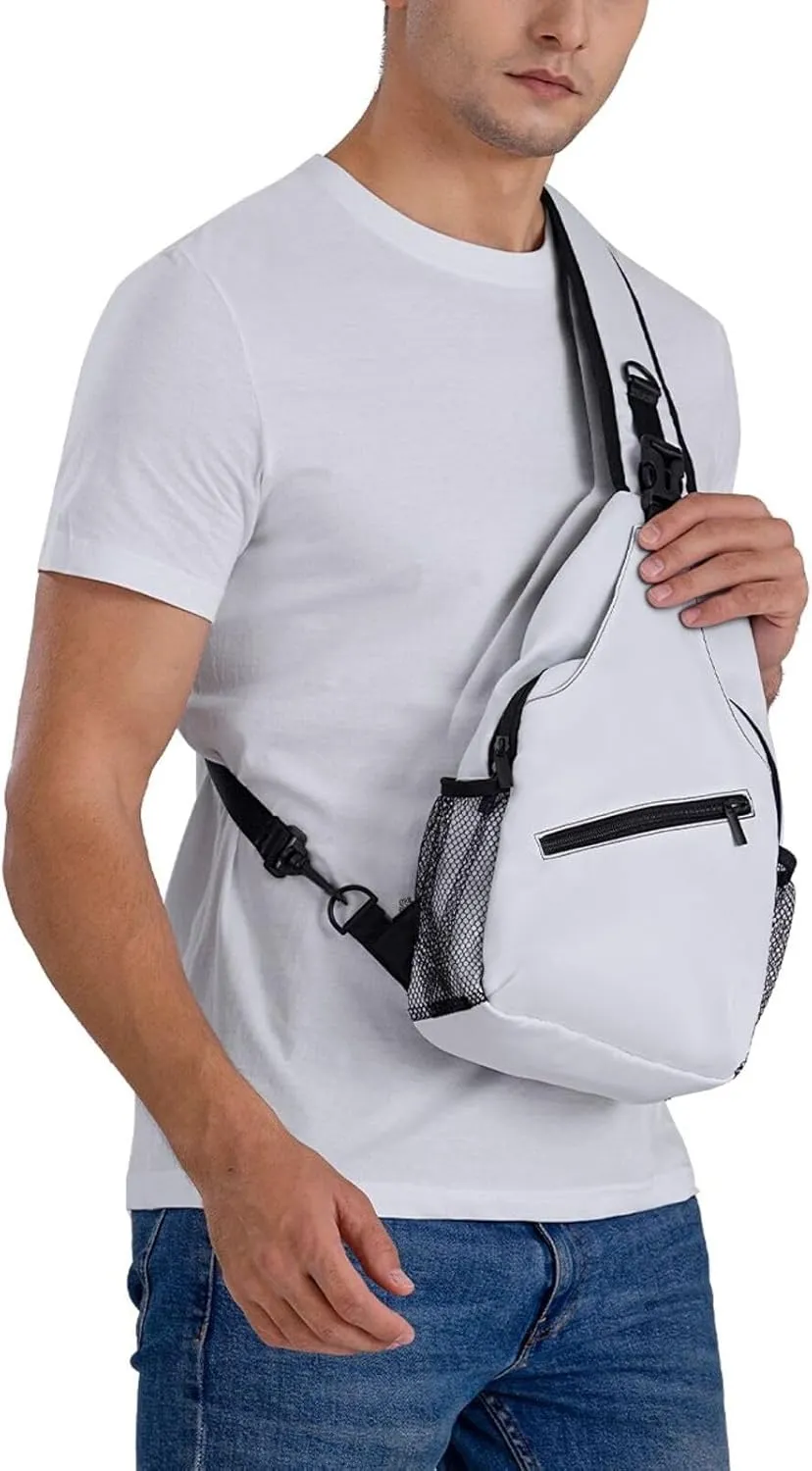 Chest Bag Fashion Casual Sports Daypack Travel Hiking Sling Bag for Women Men