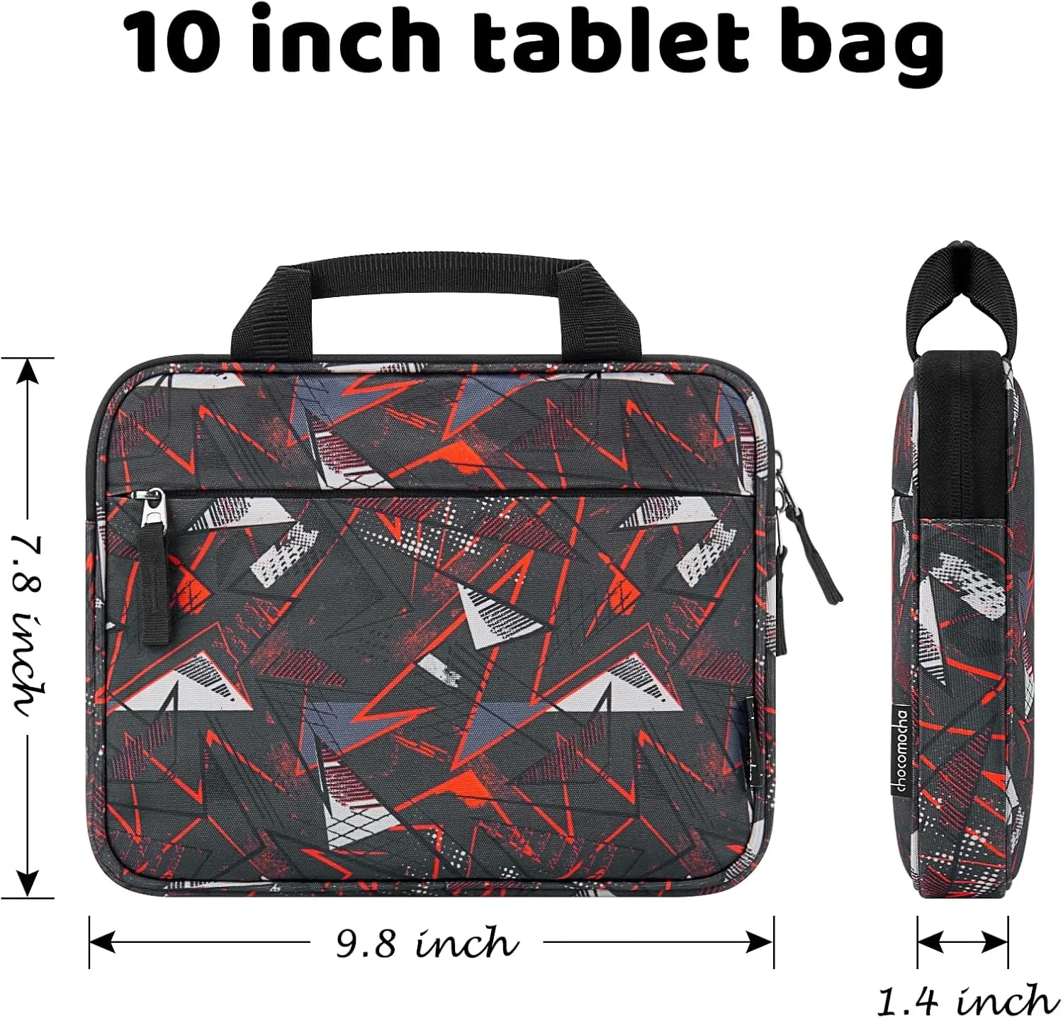 Choco Mocha Kids Tablet Sleeve Bag for Boys & Girls, (10-12.5Inch)