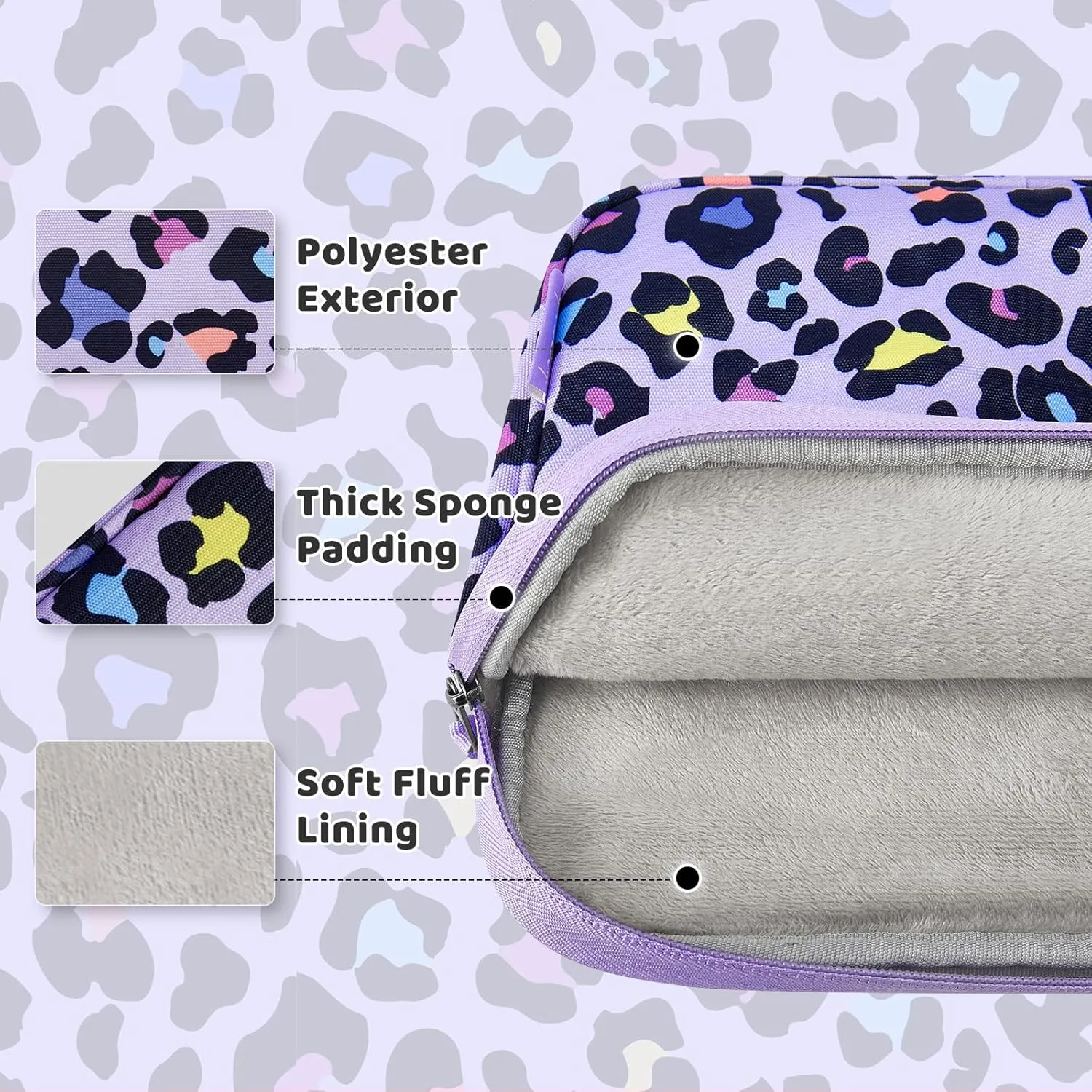 Choco Mocha Kids Tablet Sleeve Bag for Boys & Girls, (10-12.5Inch)