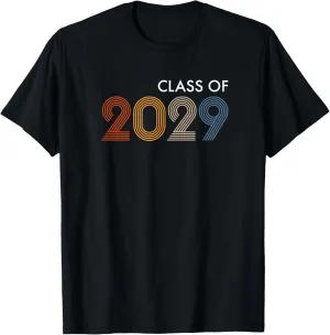 Class of 2029 College University High School Future Graduate T-Shirt