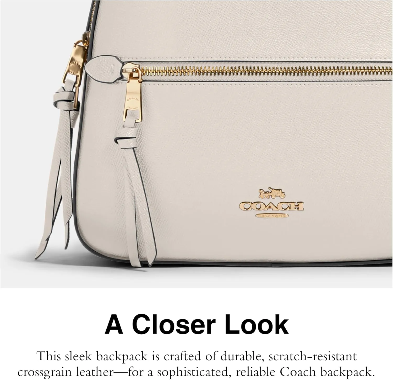 Coach Jordyn Backpack, Chalk
