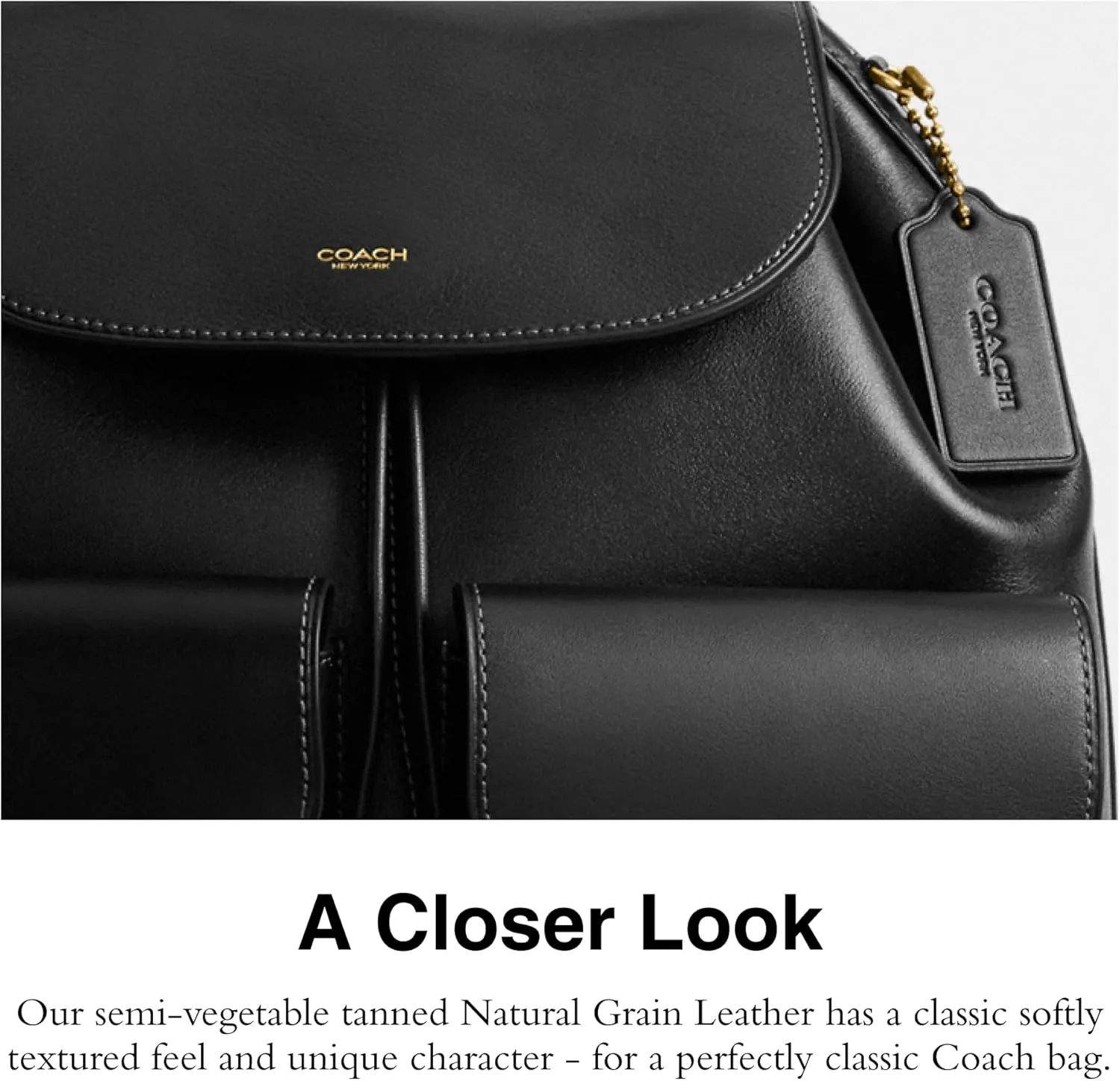 COACH Women's Crosby Backpack 28, B4/Black, One Size