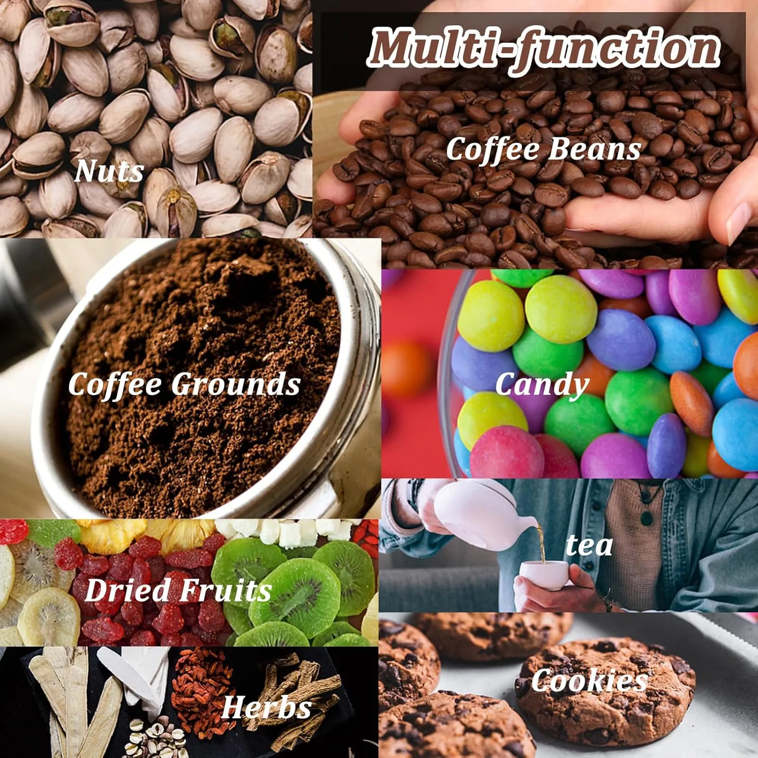 Coffee Bags without Valve (50 PCS,16oz/1lb) Black High Barrier Aluminum Foil Flat Bottom Standing Coffee Beans Storage Packaging Bags, Reusable Heat Seal Side Zipper Pouches for Small Business & Home