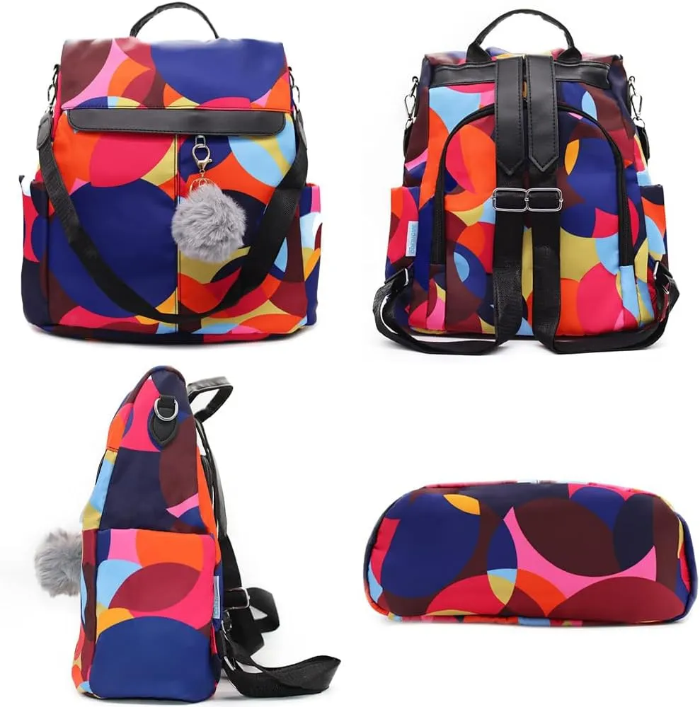 COFIHOME Backpack Purse for Women Mini Anti-theft bag Waterproof Nylon Backpack Stylish Large Capacity Travel Bag