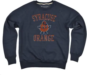Collegiate Classic Distressed Unisex Adult Slim Fit Crewneck Sweatshirt Collection