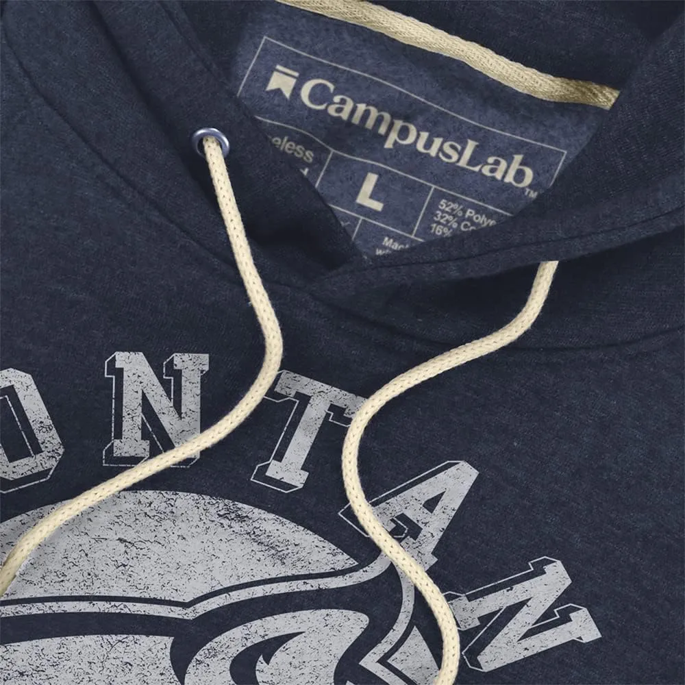 Collegiate Classic Retro Stamp Unisex Adult Slim Fit Pullover Hoodie Collection