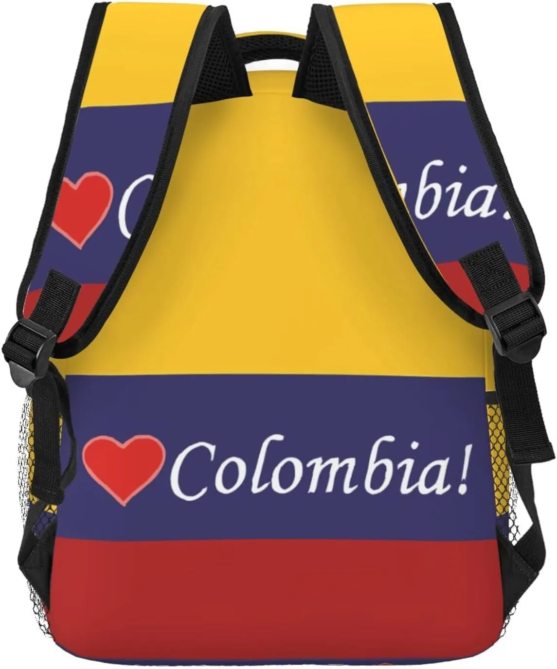 Colombian Colombia Flag Backpack Casual Laptop Backpack Double Shoulder Bag Lightweight Backpack For Women Men Travel