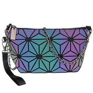 Color Changing Geometric Luminous Purse Women’s Crossbody Bags #22