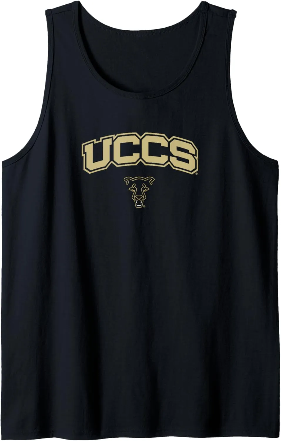 Colorado Springs UCCS Mountain Lions One Color Arch Logo Tank Top