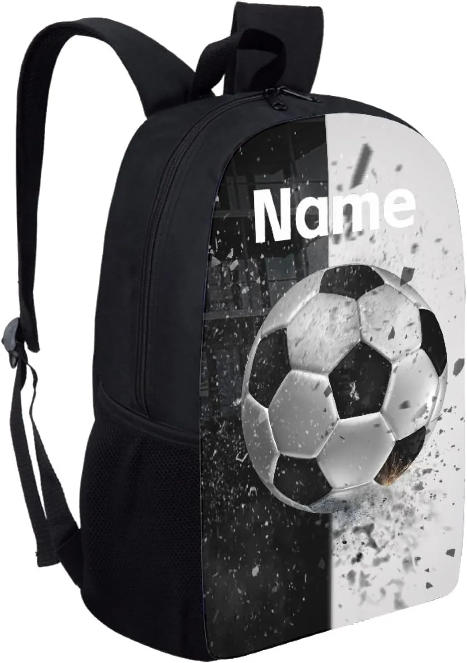 Coloranimal Soccer Backpack Universe Planets Printing School Bags for Kids Personalized Customized Your Name Schoolbag