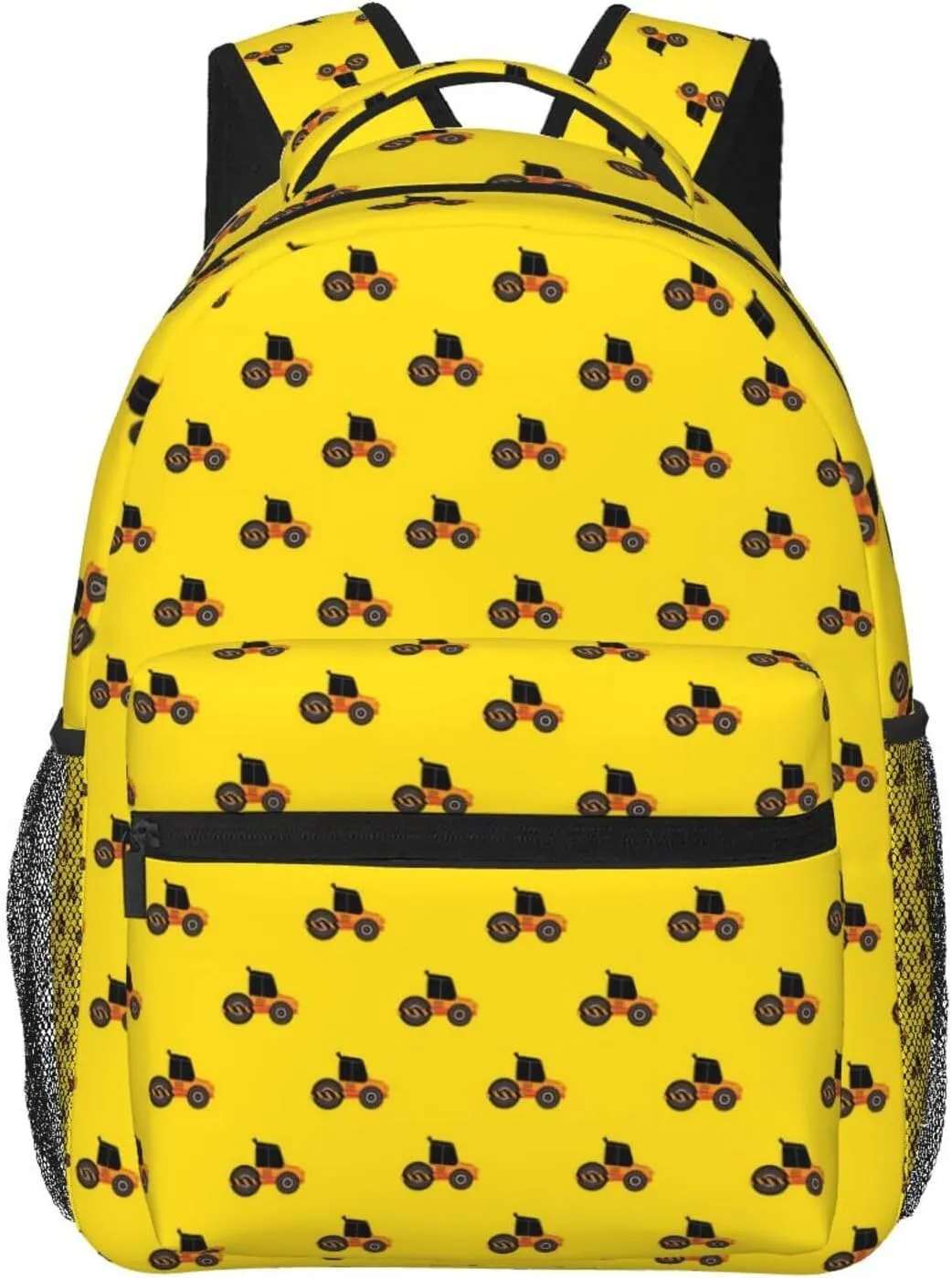 Construction Road Roller Truck Backpack Lightweight Laptop Backpack Casual Daypack Travel Double Shoulder Bag For Women Men