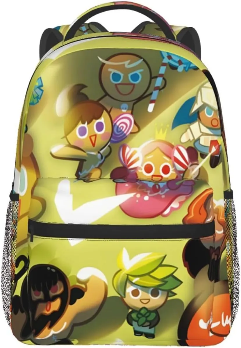 Cookie Run Kingdom Shadow Milk Cookie Fashion Backpack, Travel, School, Computer Bag