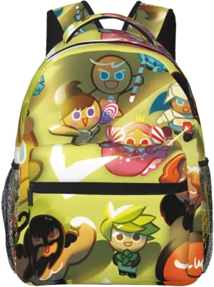 Cookie Run Kingdom Shadow Milk Cookie Fashion Backpack, Travel, School, Computer Bag