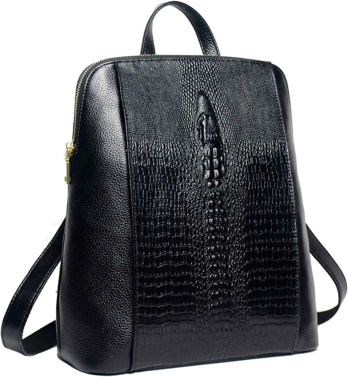 COOLCY Women Real Leather Backpack Shoulder Bag