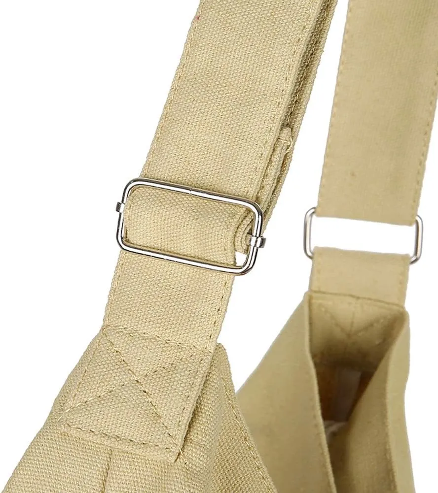 Covelin Women's Retro Large Size Canvas Shoulder Bag Hobo Crossbody Handbag Casual Tote