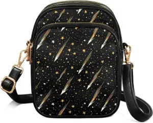 Crossbody Bag for Women Multi Pocket Sling Shoulder Purses Travel Leather Zipper Designer Satchel Adjustable Strap