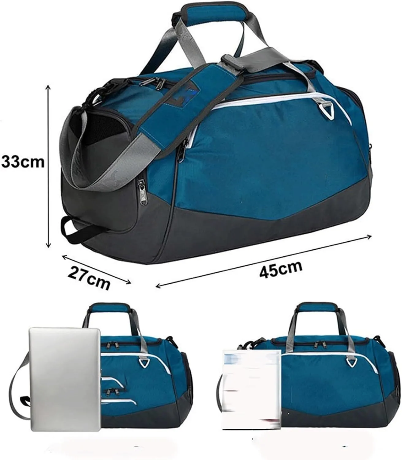 Crossbody Bag Men Outdoor Training Bag Basketball Canvas Bag Shoulder Travel Bag