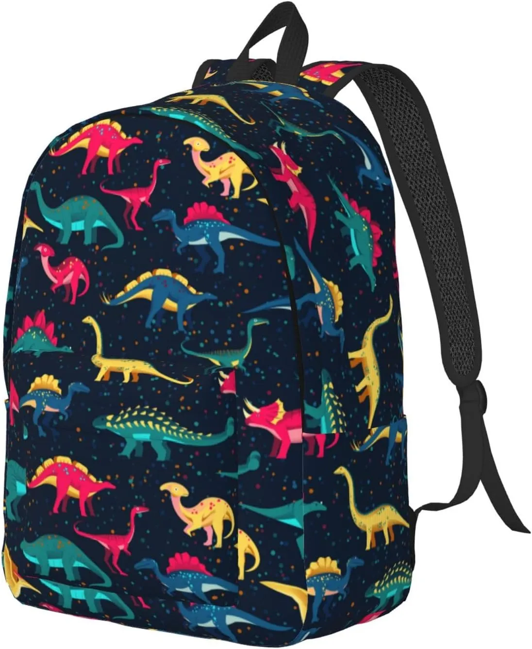 Cute fun dinosaurs Canvas Backpacks Laptop Backpack Multipurpose Double Shoulder Bag for Men Women Gifts Medium
