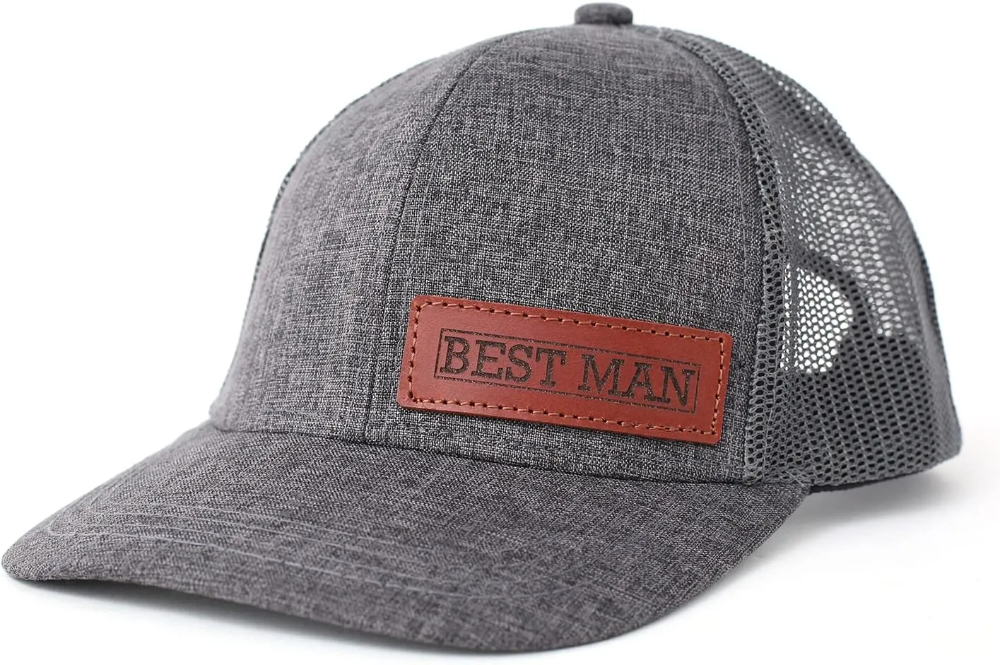 Dad Hat Gift for Father's Day - New Grandpa Gift Trucker Hat for Dad Golf Hat with Custom Leather Patch