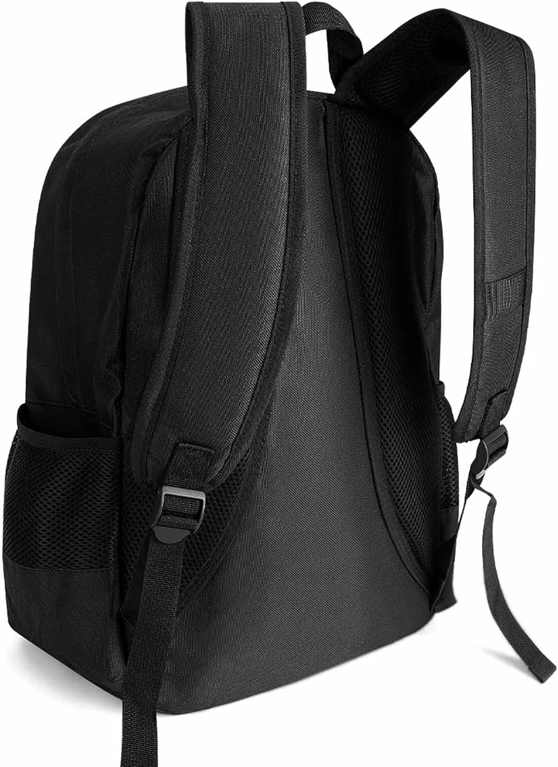 Daypack Backpack Anti-Theft Multipurpose Big Capacity Bookbag - Rainbow Wild Horse Head Art Business Computer Bag With Side Pockets