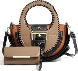 Designer Handbag Black Multi-Color Leather Vintage women's handbag Large Capacity Multi-layer 2025 new in crossbody