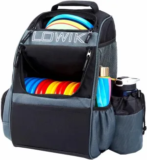 Disc Golf Bag, Multiple Storage Pockets Shuttle Disc Golf Bags Backpack, Lightweight Durable Easy to Carry Disc Golf Backpack with 20  Disc Capacity for Beginner, Hobbyist, Adults