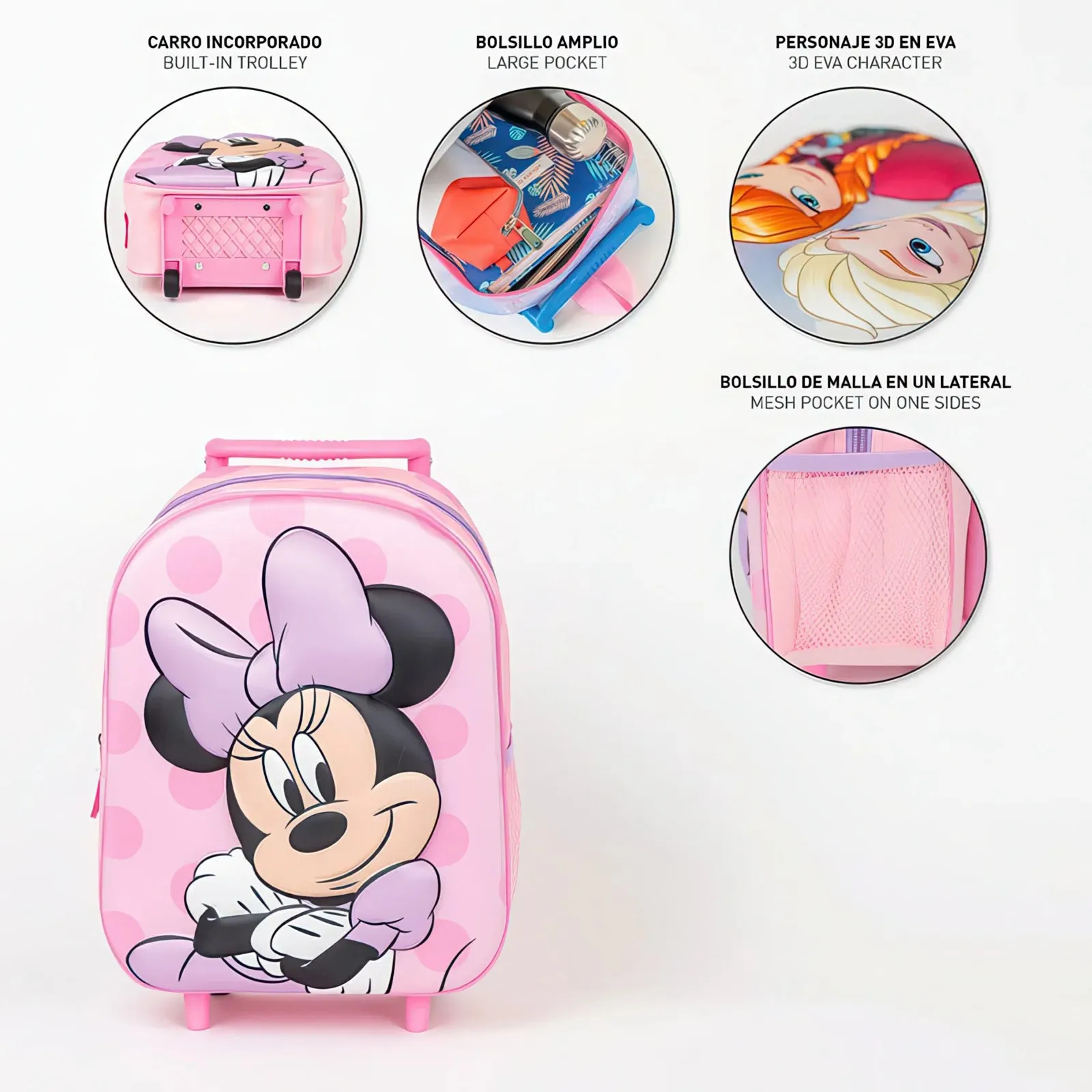 Disney Minnie Mouse 3D Trolley 31cm