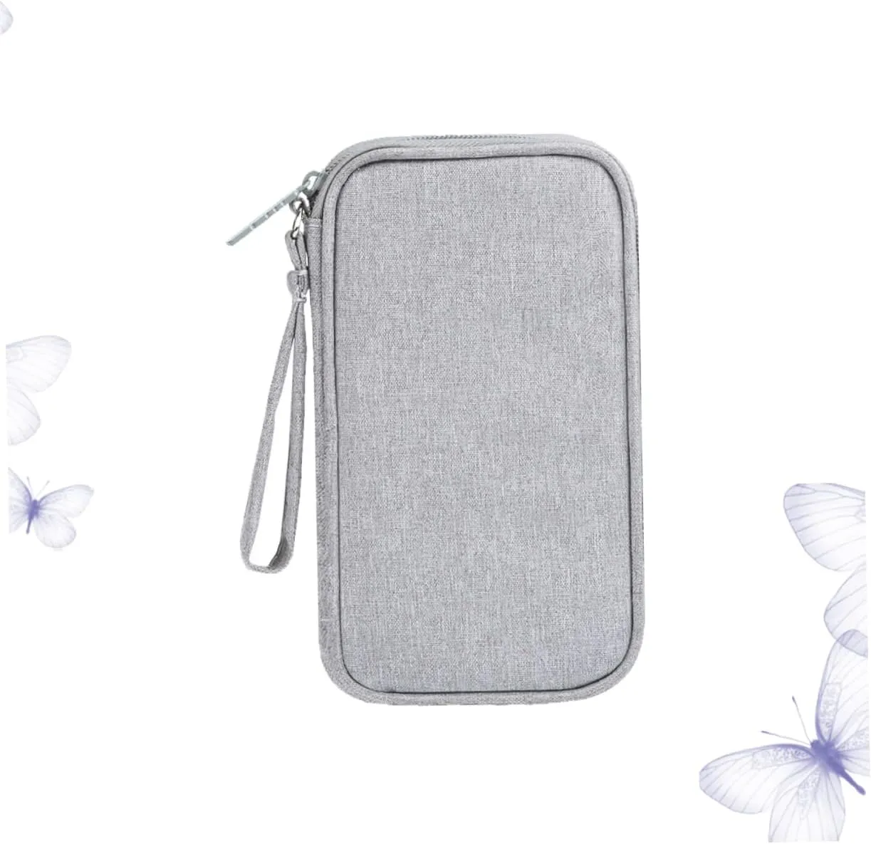 DOITOOL 2pcs Storage Bag for Data Cable Organizer Bags for Travel Battery Charger Carrying Case Data Line