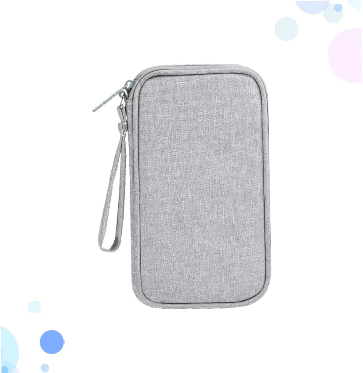 DOITOOL 2pcs Storage Bag for Data Cable Organizer Bags for Travel Battery Charger Carrying Case Data Line