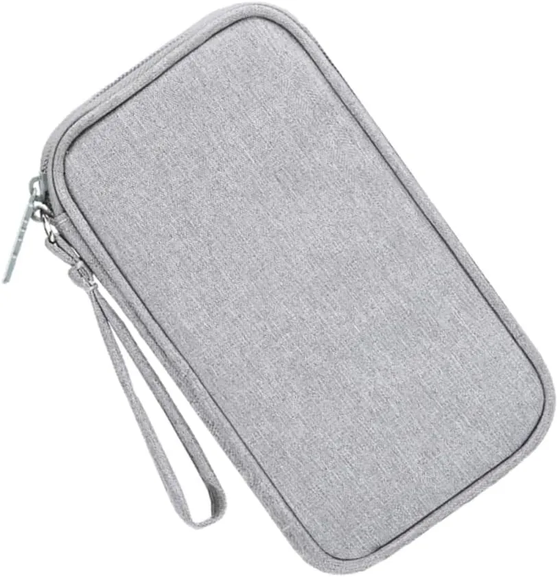 DOITOOL 2pcs Storage Bag for Data Cable Organizer Bags for Travel Battery Charger Carrying Case Data Line