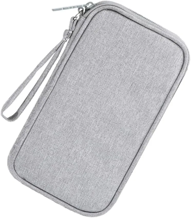 DOITOOL 2pcs Storage Bag for Data Cable Organizer Bags for Travel Battery Charger Carrying Case Data Line