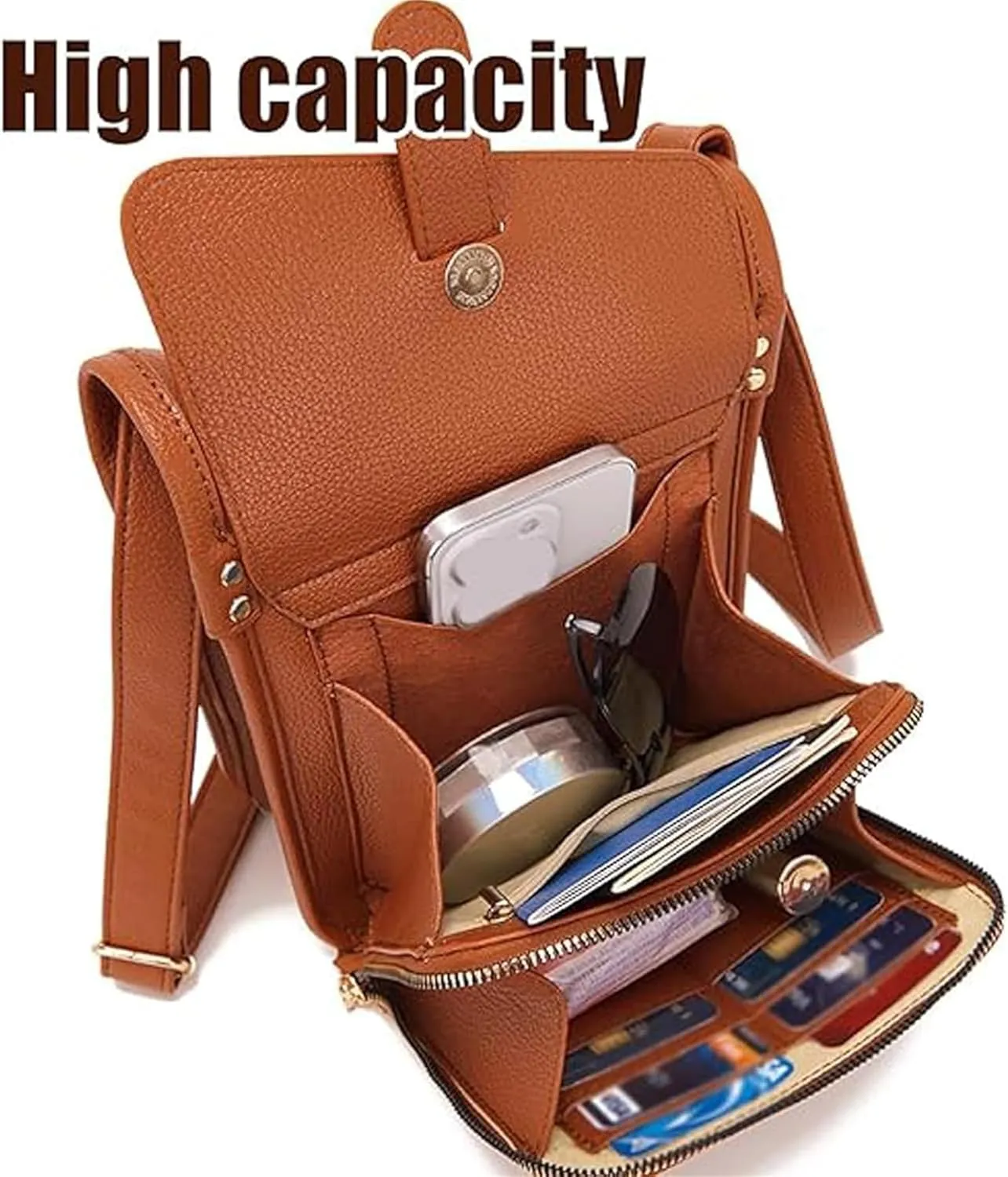 Dollver Crossbody Purse Dollver Unique Design Crossbody Leather Bag Dollver Crossbody Bag for Women
