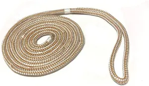 Double Braid Boat Dock Line 4 Pack 3/8" x15 Feet Mooring Lines Nylon Rope