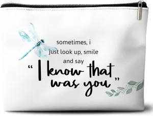 Dragonfly Gifts Memorial Gifts for Dragonfly Lover Organizer Bag. 10x7 Inches