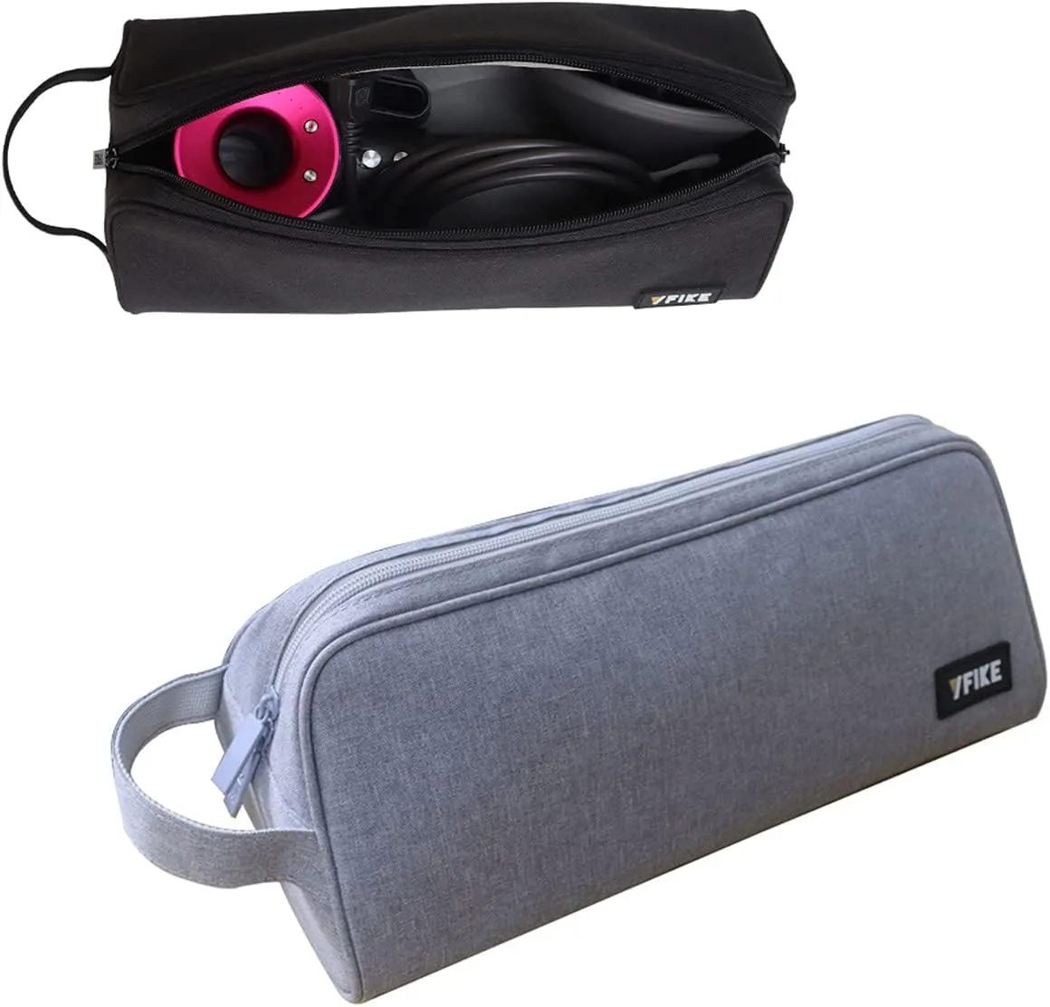 Dyson Double Layer Travel Case for Supersonic Hair Dryer HD03/HD08 and Airwrap Styler Accessories (Grey)