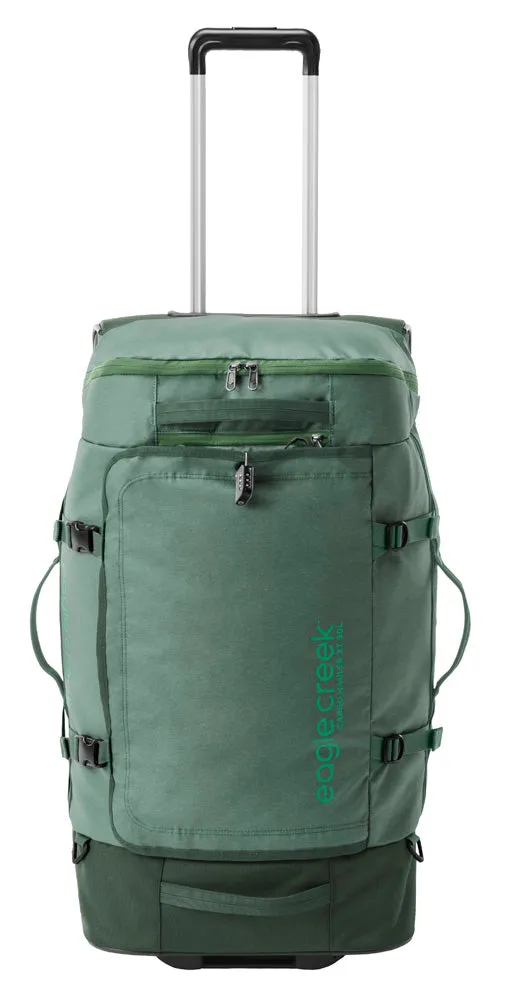 Eagle Creek Cargo Hauler XT Wheeled Luggage Duffel with Telescoping Handle and Straps, Lockable U-Lid, Top Compartment, and Compression Straps