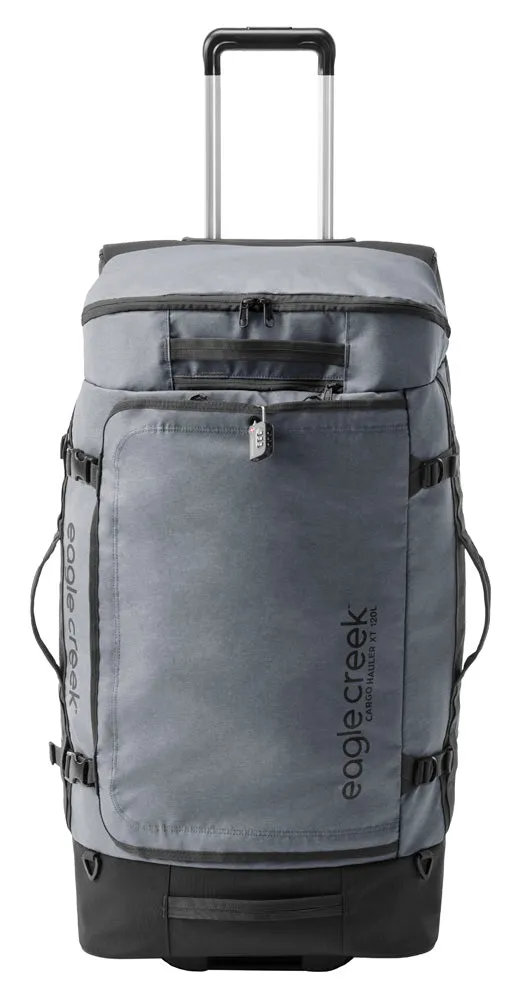 Eagle Creek Cargo Hauler XT Wheeled Luggage Duffel with Telescoping Handle and Straps, Lockable U-Lid, Top Compartment, and Compression Straps