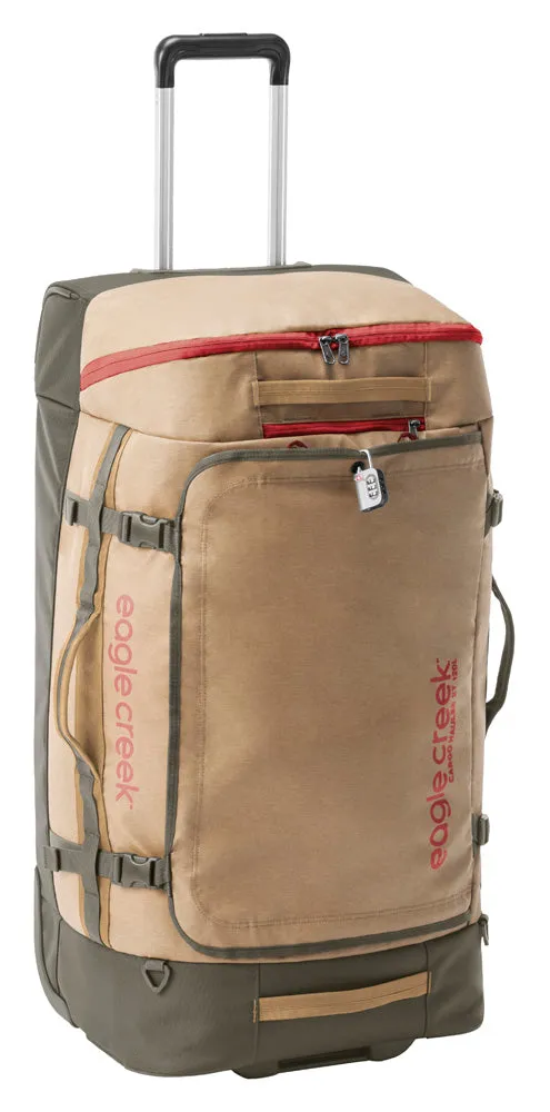 Eagle Creek Cargo Hauler XT Wheeled Luggage Duffel with Telescoping Handle and Straps, Lockable U-Lid, Top Compartment, and Compression Straps