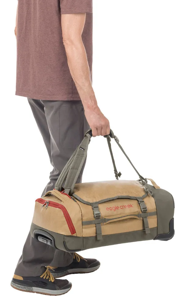 Eagle Creek Cargo Hauler XT Wheeled Luggage Duffel with Telescoping Handle and Straps, Lockable U-Lid, Top Compartment, and Compression Straps