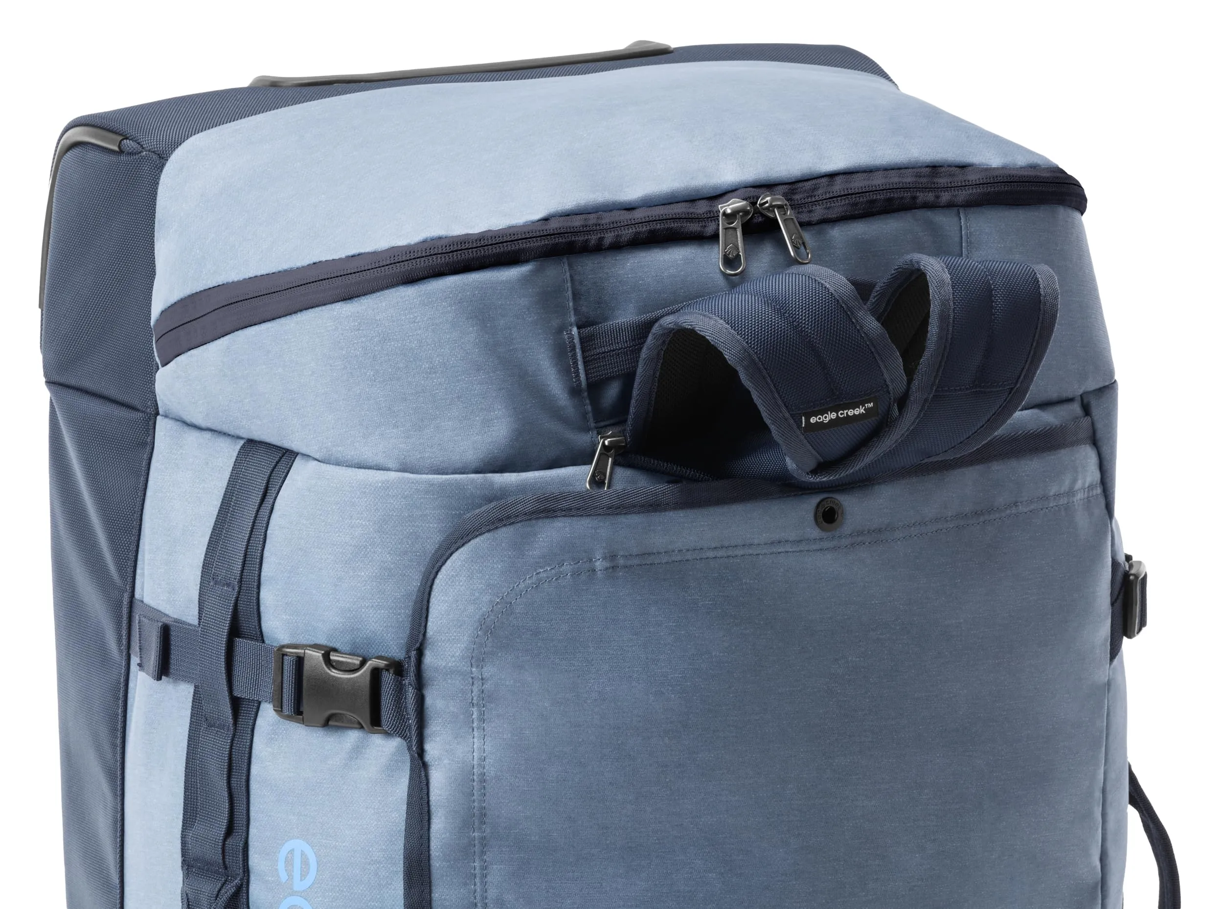 Eagle Creek Cargo Hauler XT Wheeled Luggage Duffel with Telescoping Handle and Straps, Lockable U-Lid, Top Compartment, and Compression Straps