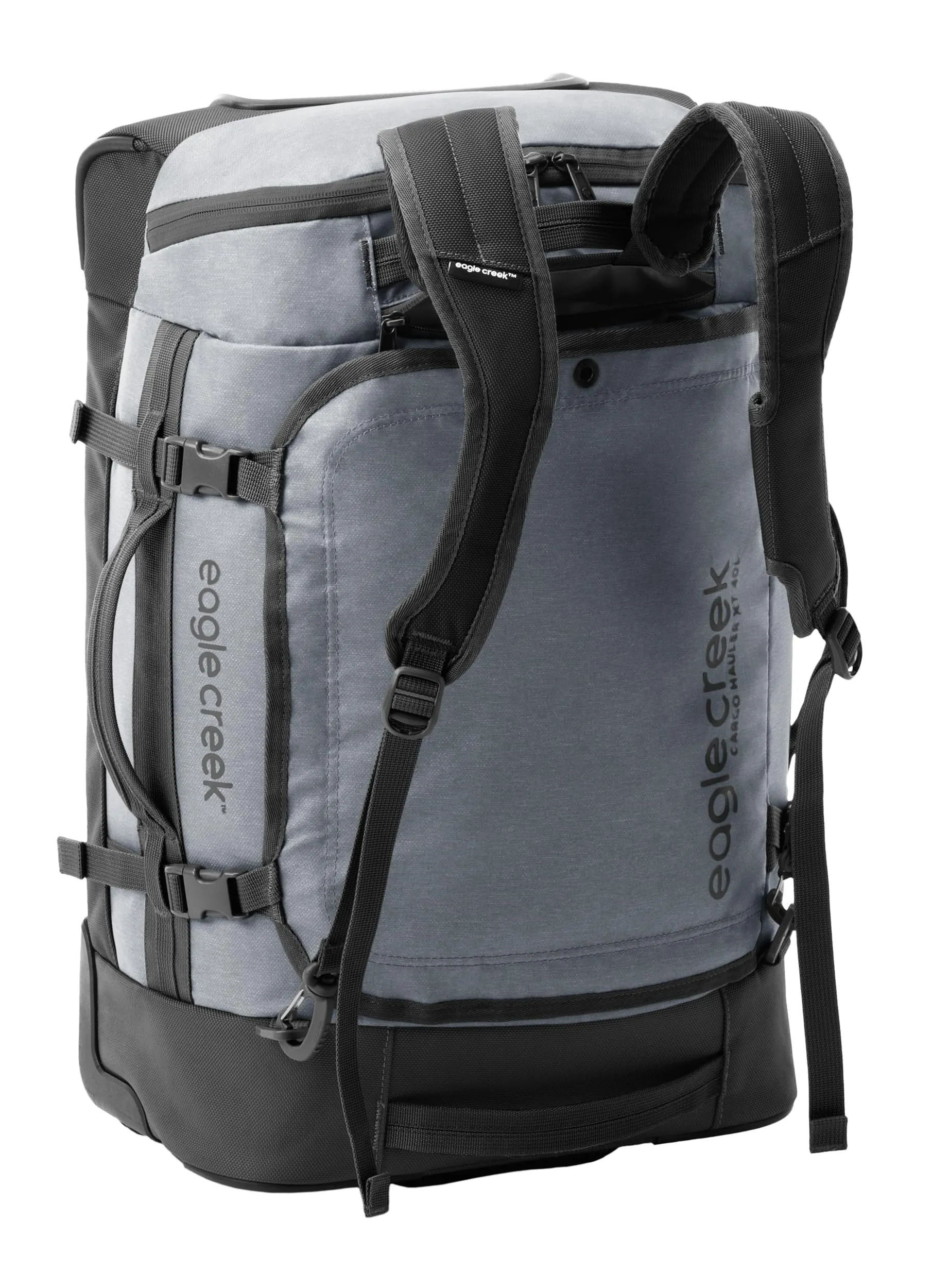 Eagle Creek Cargo Hauler XT Wheeled Luggage Duffel with Telescoping Handle and Straps, Lockable U-Lid, Top Compartment, and Compression Straps
