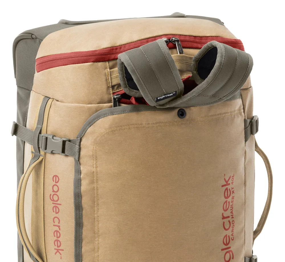 Eagle Creek Cargo Hauler XT Wheeled Luggage Duffel with Telescoping Handle and Straps, Lockable U-Lid, Top Compartment, and Compression Straps