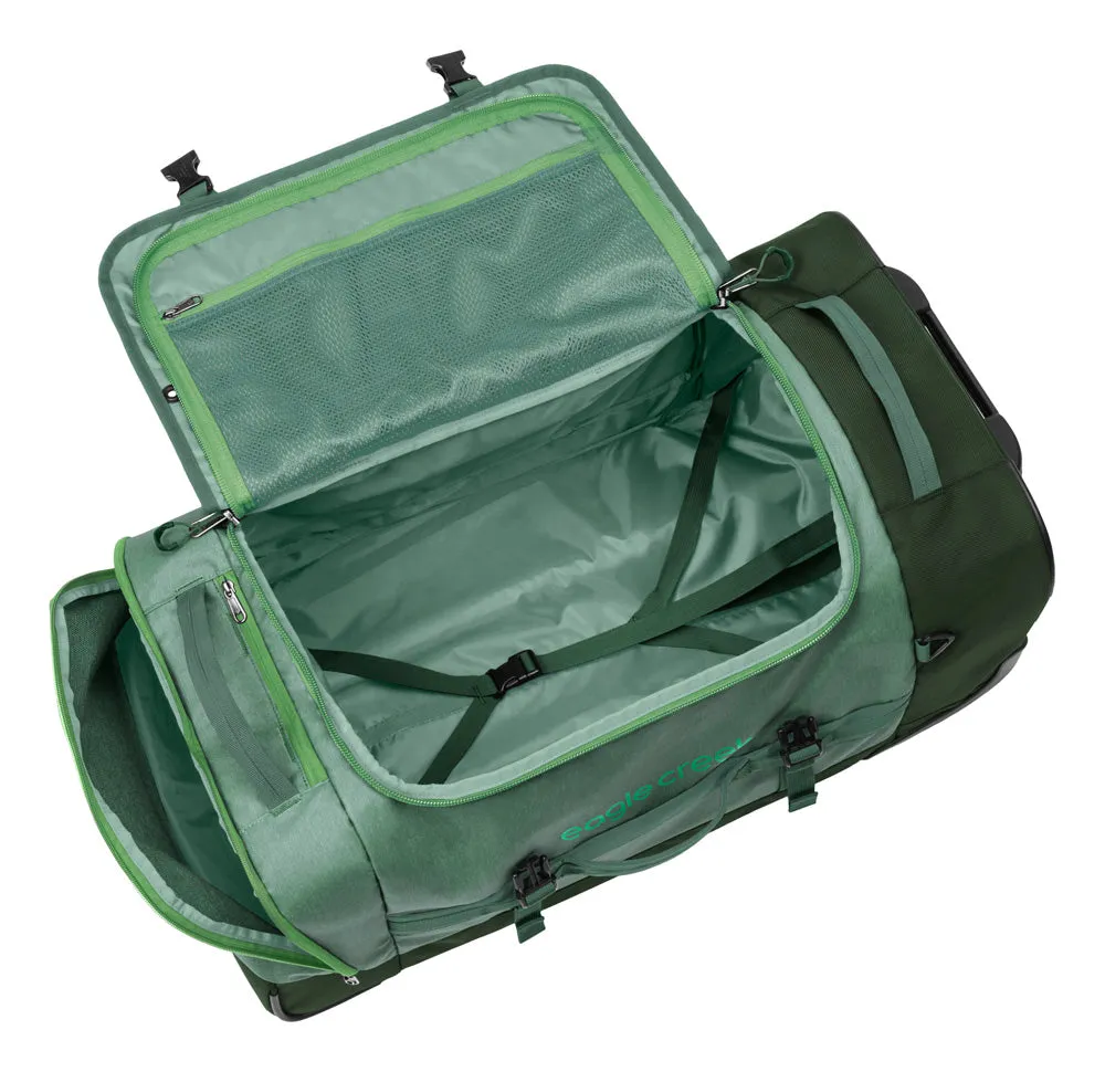 Eagle Creek Cargo Hauler XT Wheeled Luggage Duffel with Telescoping Handle and Straps, Lockable U-Lid, Top Compartment, and Compression Straps