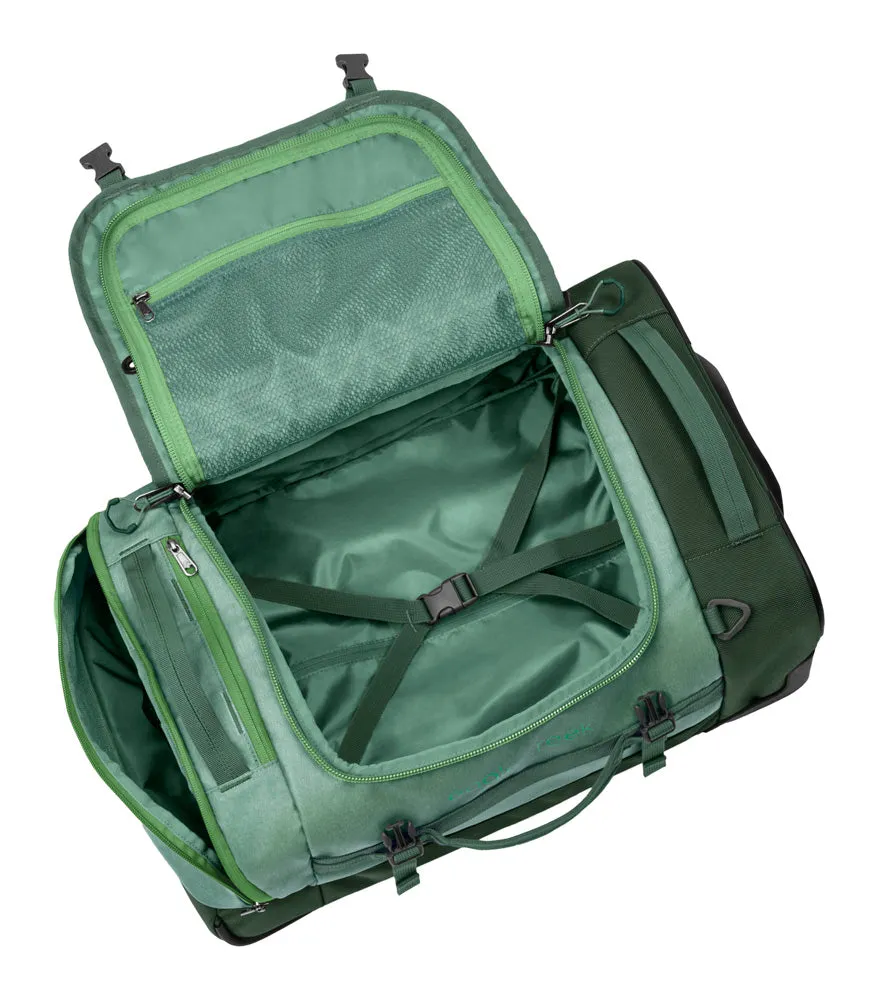 Eagle Creek Cargo Hauler XT Wheeled Luggage Duffel with Telescoping Handle and Straps, Lockable U-Lid, Top Compartment, and Compression Straps
